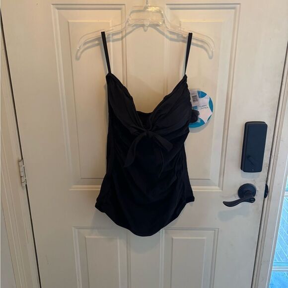 NWT Swim Solutions Tummy Control Swimsuit in Black size 20 - Picture 2 of 6
